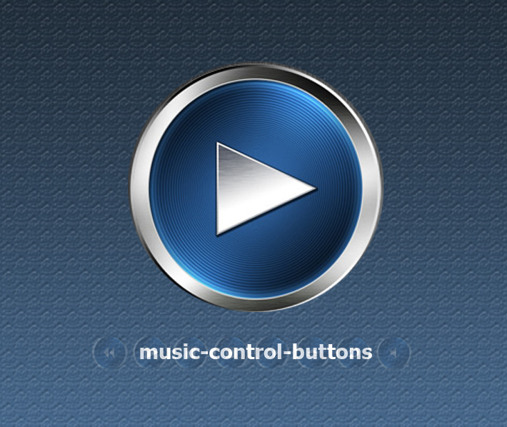 Music Control Buttons Multimedia Graphic Designer