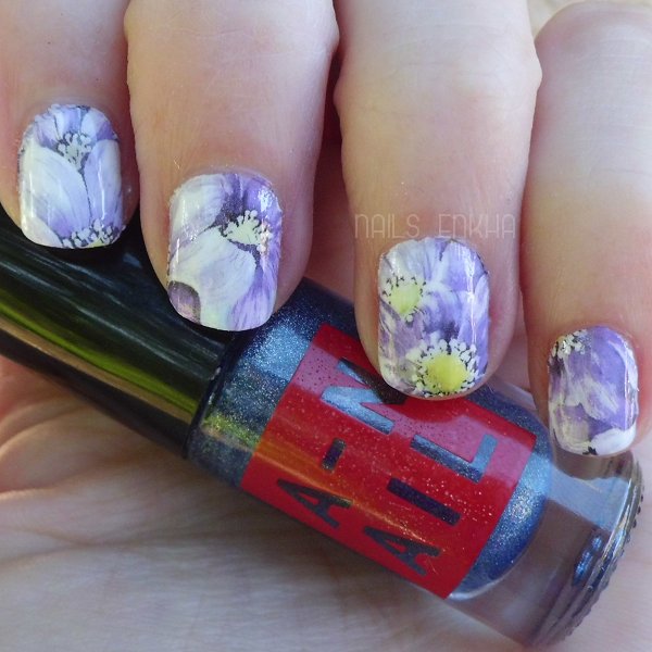 Floral Nail Water Decals