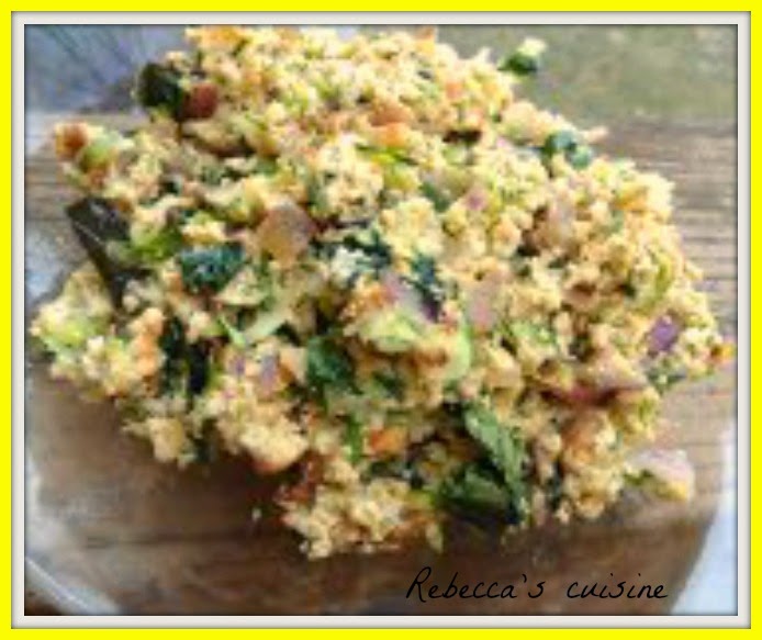 Rebecca's Cuisine Zucchini and Paneer Scramble