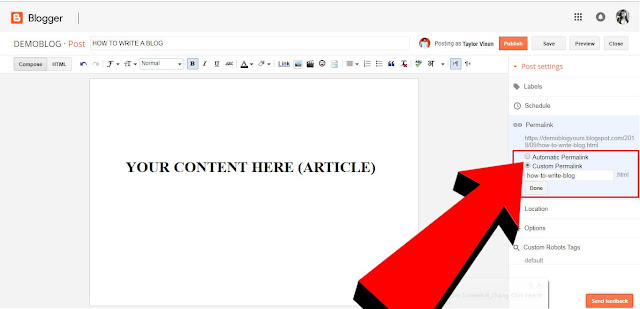 Permalink In Blogger Permalink In Blogger