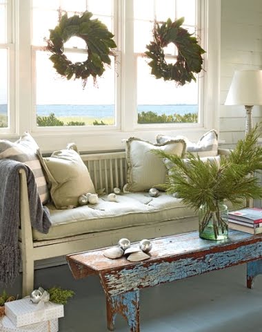 easy Christmas decorations in living room