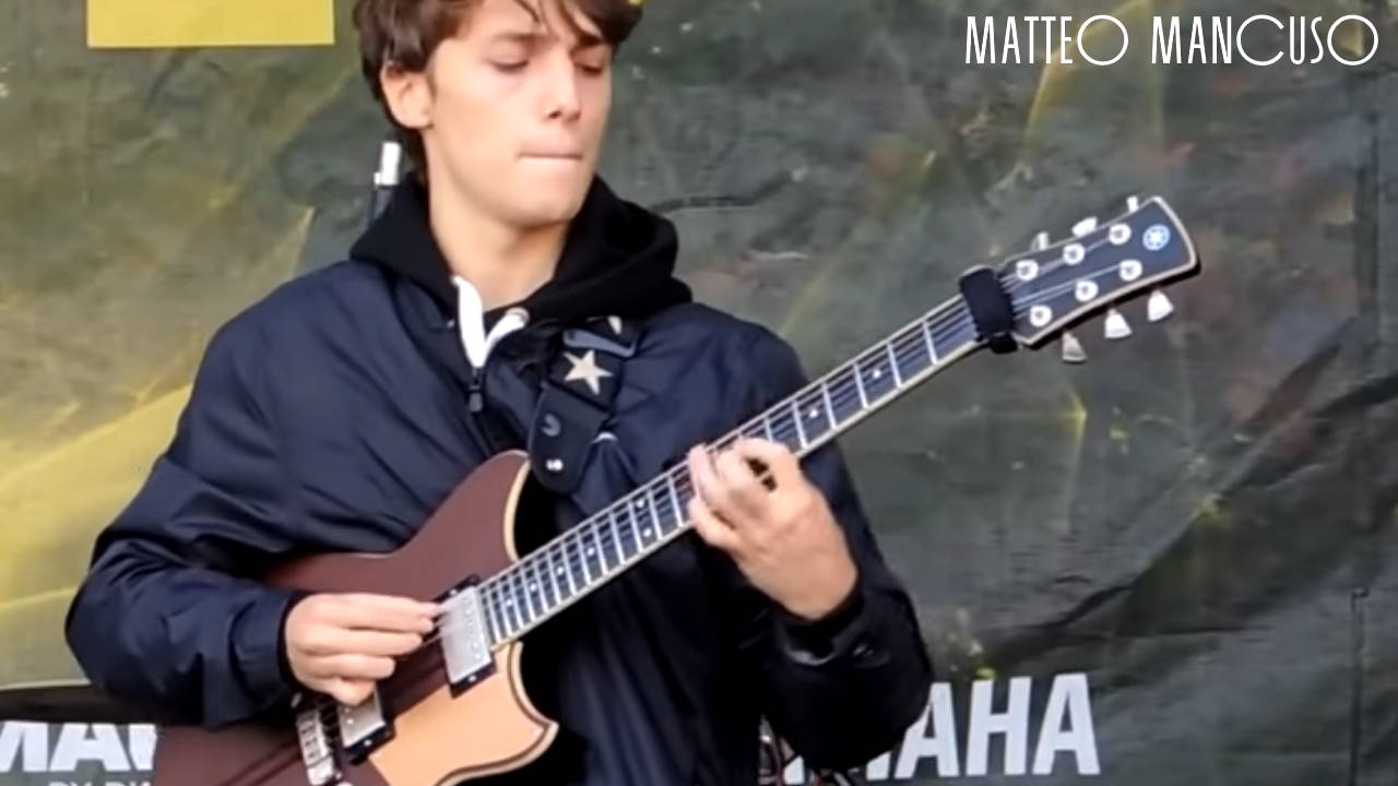 Matteo Mancuso NAMM Musikmesse Russia 2019, Moscow