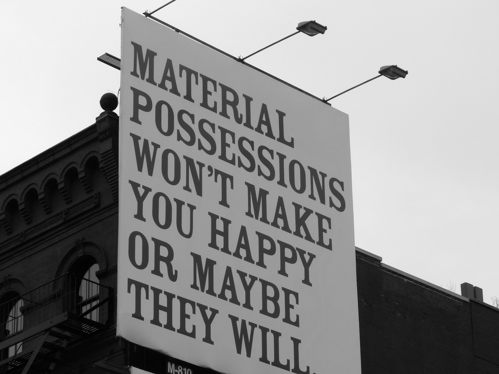 AldaMori Material Possessions Won t Make You Happy Or Maybe They Will