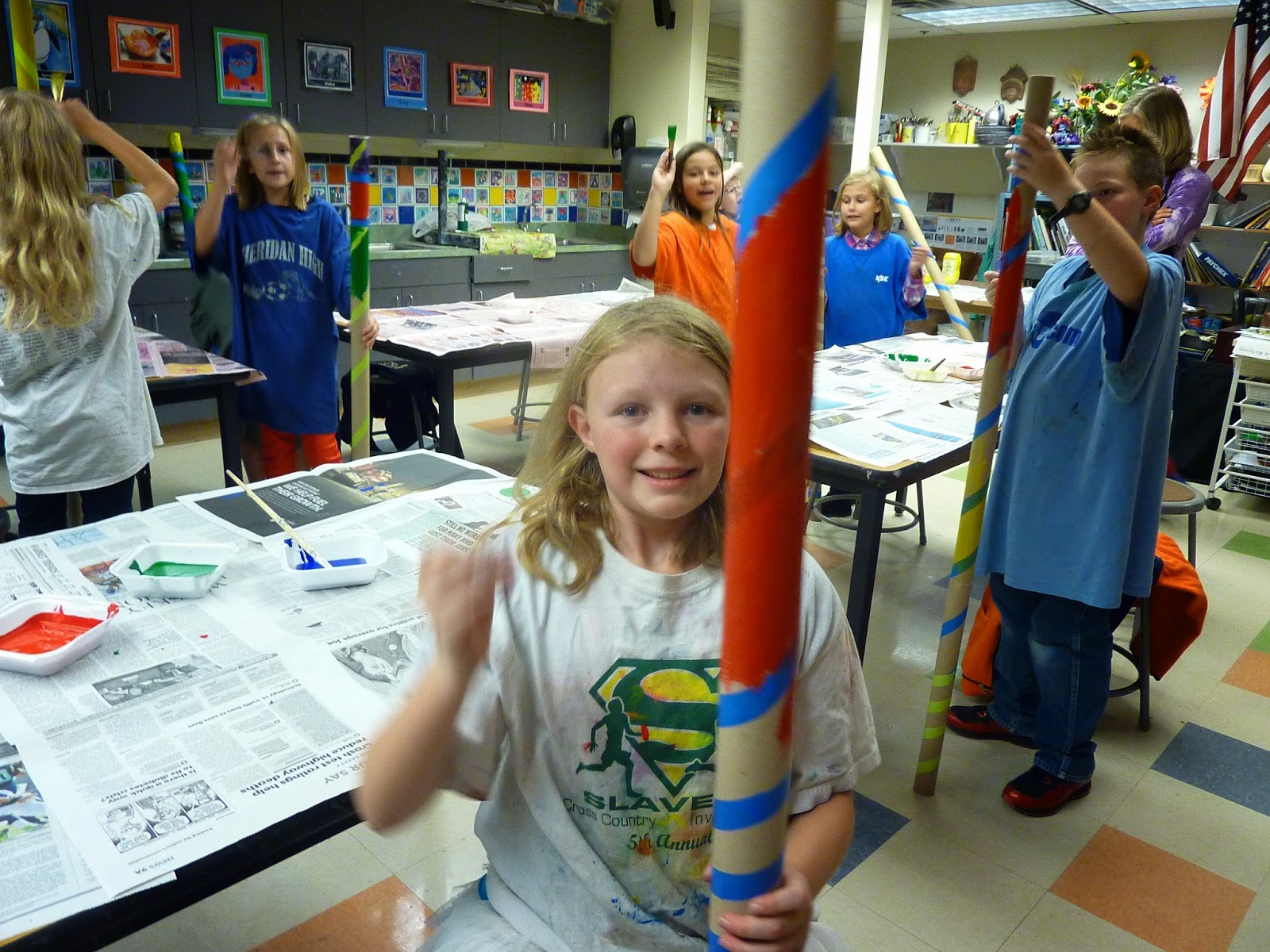 P. C. K. Art Room Jousting Sticks for Castle Day