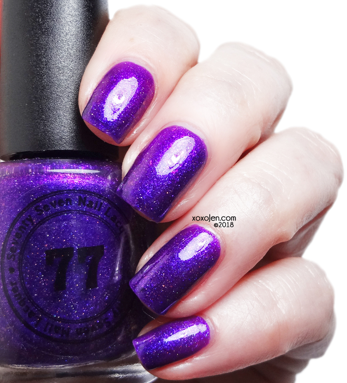 xoxoJen's swatch of 77 Nail Lacquer Save Me From the Nothing I've Become