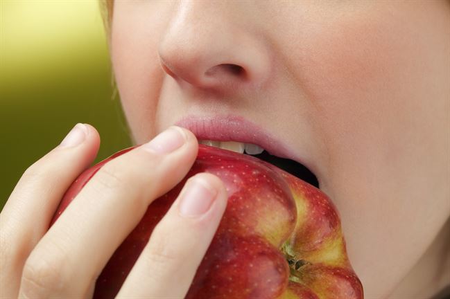 Image result for eat apple for bad breath