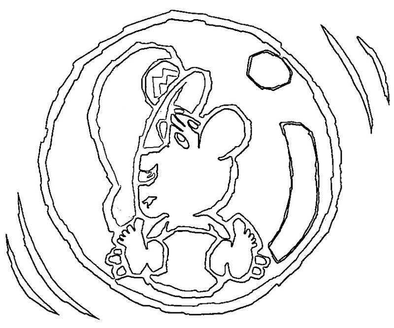 Yoshis Island Coloring Page Coloring Pages