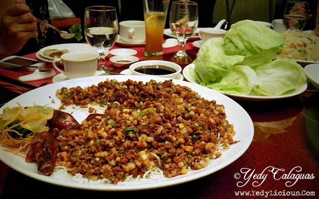 Peking Duck in Lettuce Wrap at Xin Tian Di Restaurant