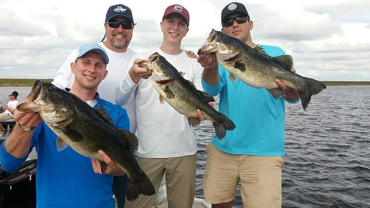 Lake Okeechobee Fishing Report 1/10/2017 Catching Bass is family fun! Lake Okeechobee Bass