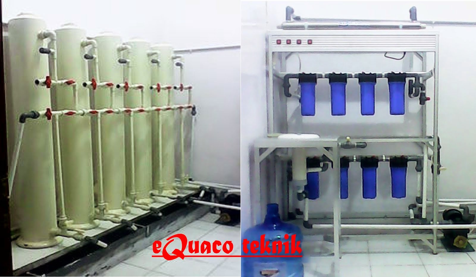 MESIN ALAT DEPOT AIR MINUM ISI ULANG GALON FILTER DEMINERAL( TDS NOL)