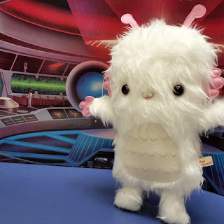 Flat-Bonnie-Space-Alien-Stuffed-Animal-for-Deep-Space-Art-Show-Giant-Robot
