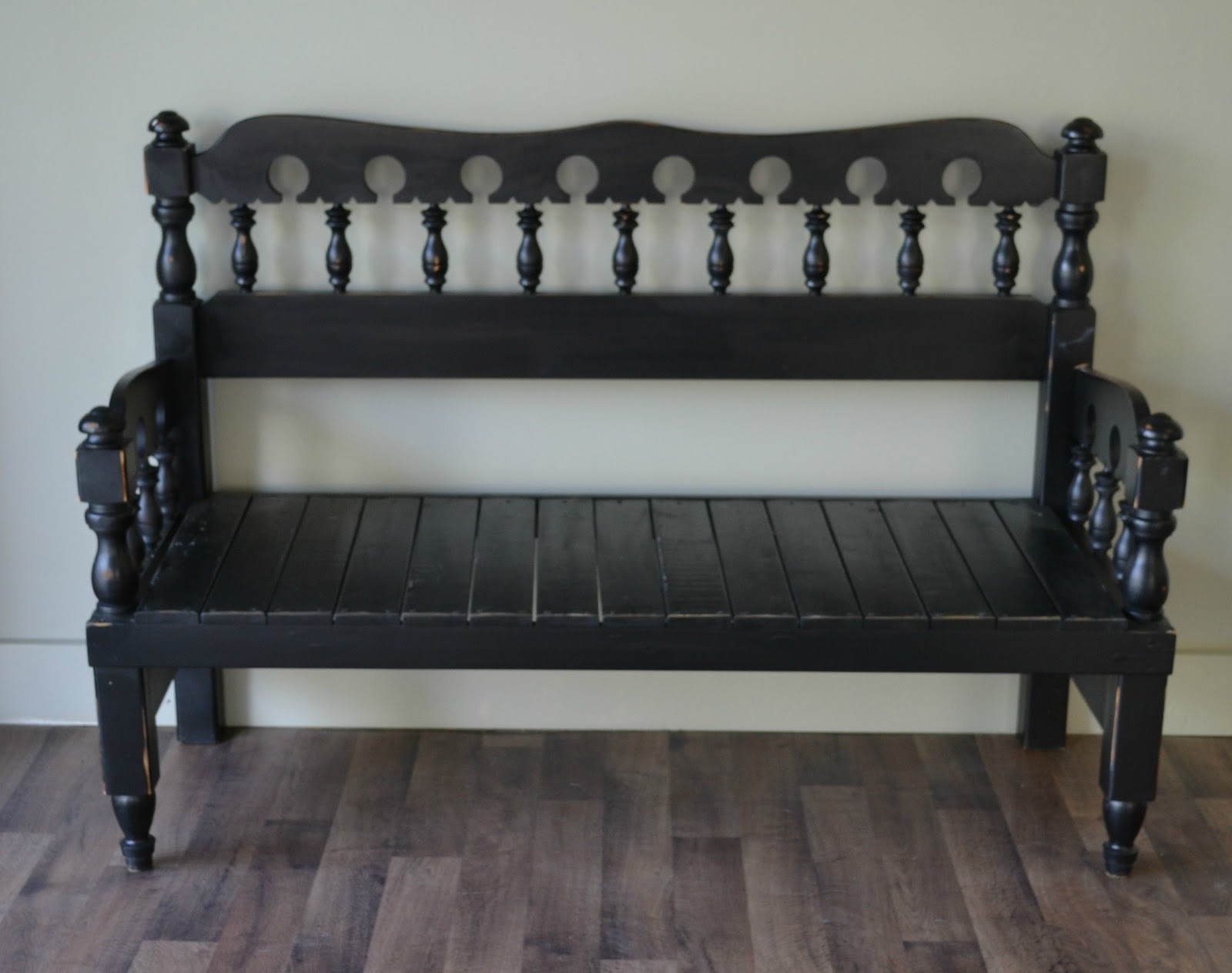 Funky Junk Headboard Footboard BENCH