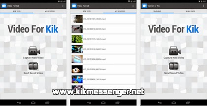 Descarga gratis Video For Kik para Kik Messenger