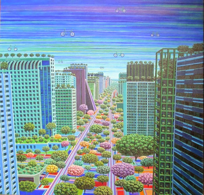 Бразильский художник. Nelson Magalhaes