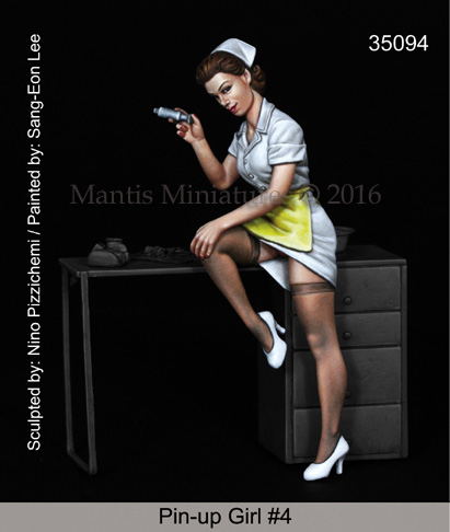 Mantis Miniatures 1/35 Pin-up Girl No.3 