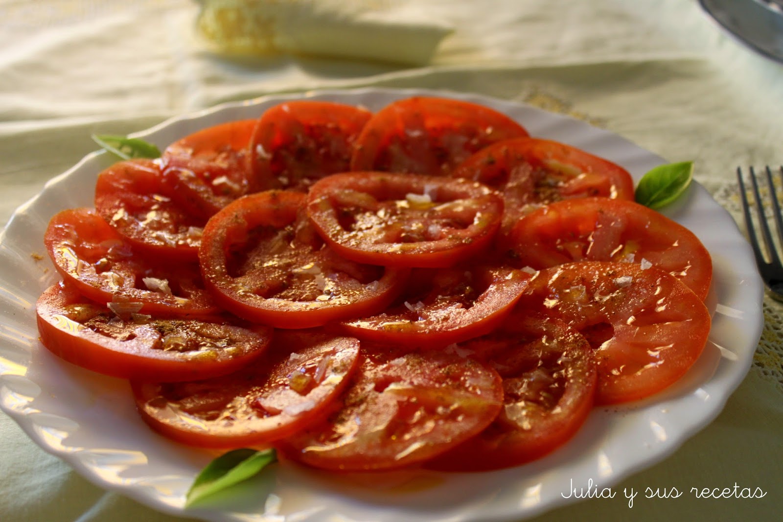 Resultado de imagen de ensalada de tomate