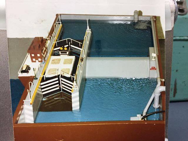 Модель гидроузла  №4 на реке Аллегейни 