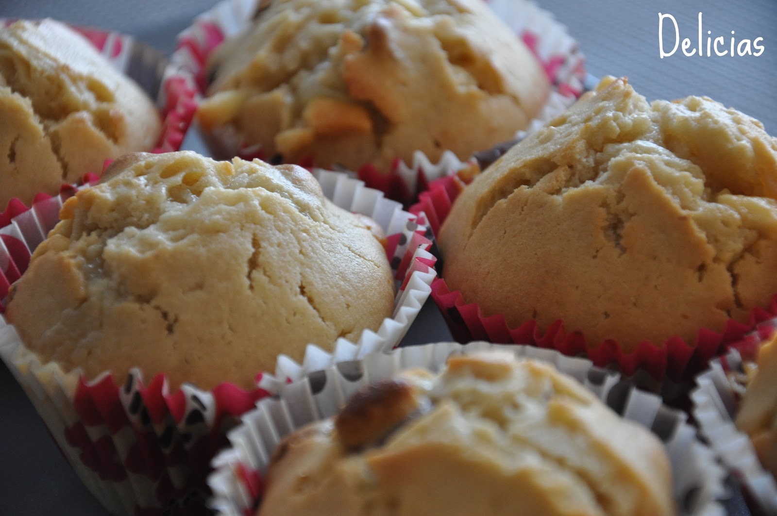 Delicias desde Barcelona a Buenos Aires Muffins de arándanos y chocolate blanco // Muffins de