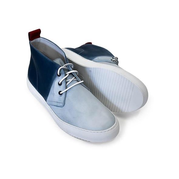 Tri Color Chukkas: Del Toro Shoes Patina Two-Toned Chukka Sneaker Pack ...