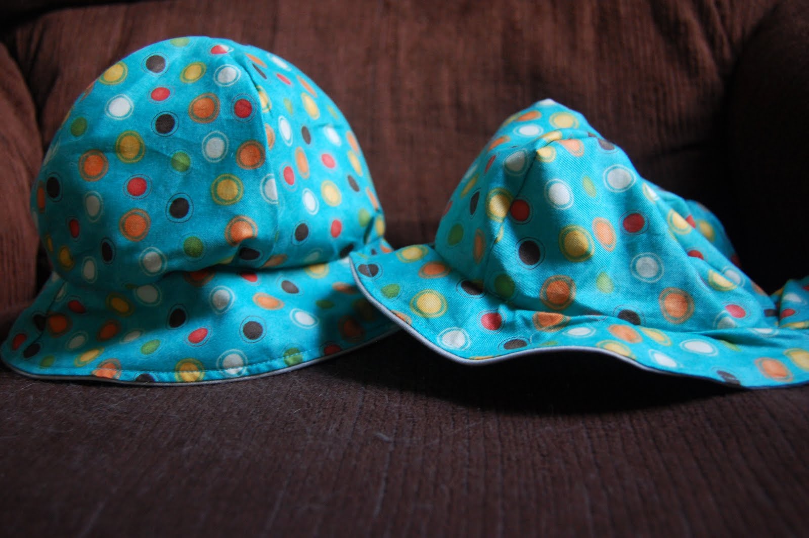 Thar She Sews! Baby sun hats, two ways