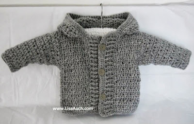 FREE Crochet Patterns-Crochet Patterns- Baby-Boy-Cardigan-patterns-Easy-Hooded-Crochet-Cardigan-Pattern-FREE