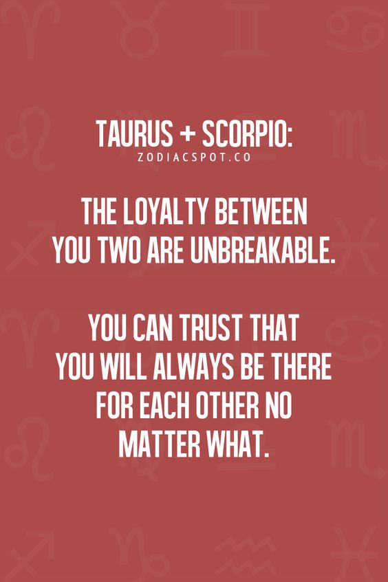 Taurus soulmates man woman scorpio Taurus Man