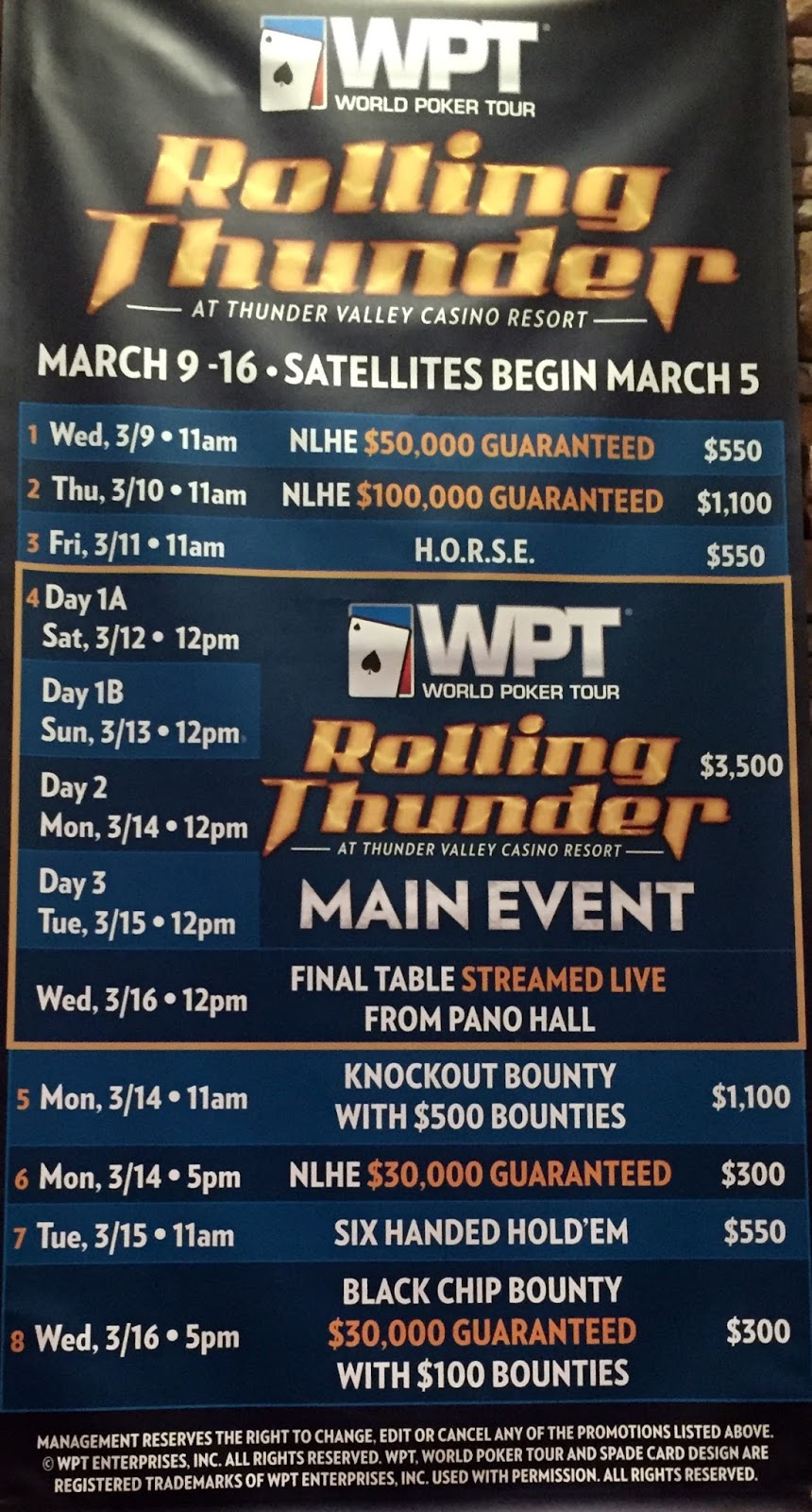 Poker Tournament Thunder Valley Poker Tournament Thunder Valley