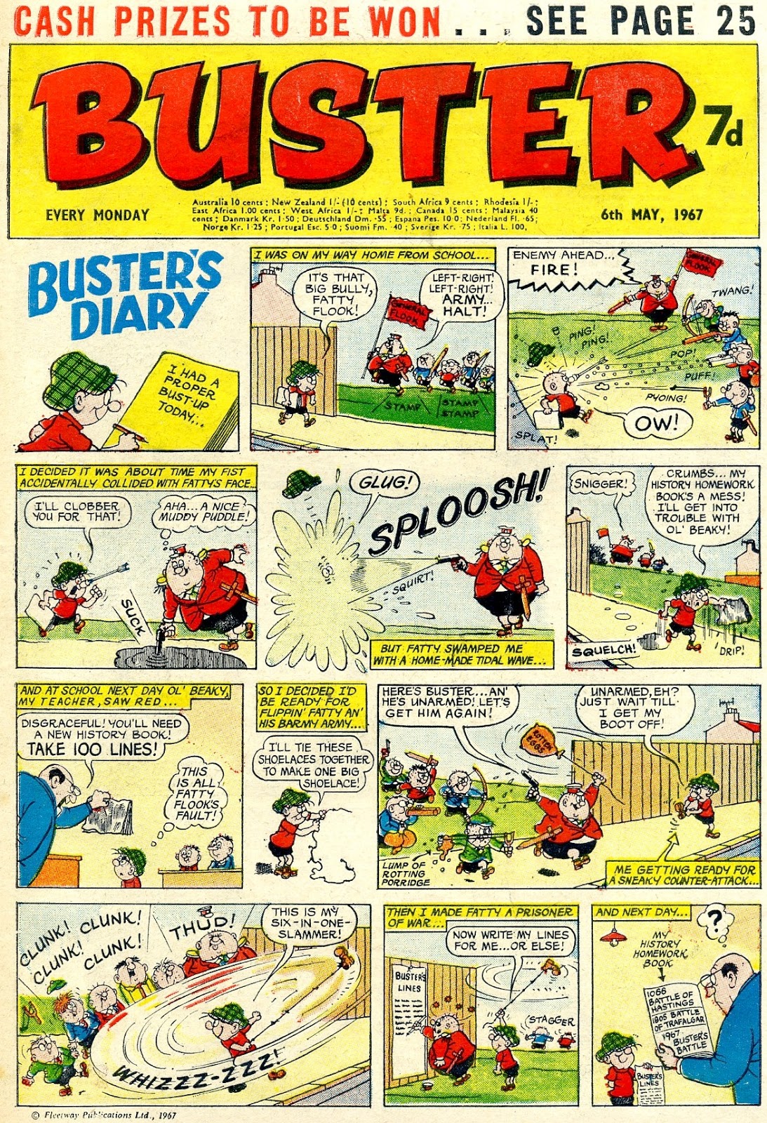 *KAZOOP !! BUSTER COVERS BY LEO BAXENDALE