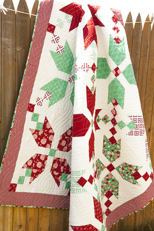 Figgy Pudding Quilt Free Tutorial