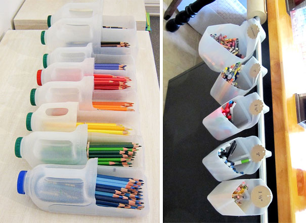 DIY Bekas Pensil Warna  Dari Bekas  Plastik DIY Malaysia