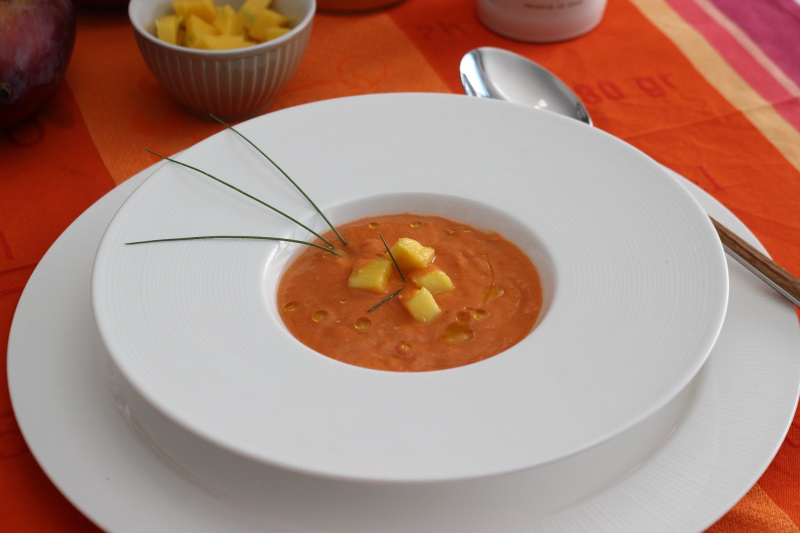 Gazpacho de Mango | Las Recetas de Marichu.... y las mias