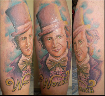 Tatuaje Willy Wonka