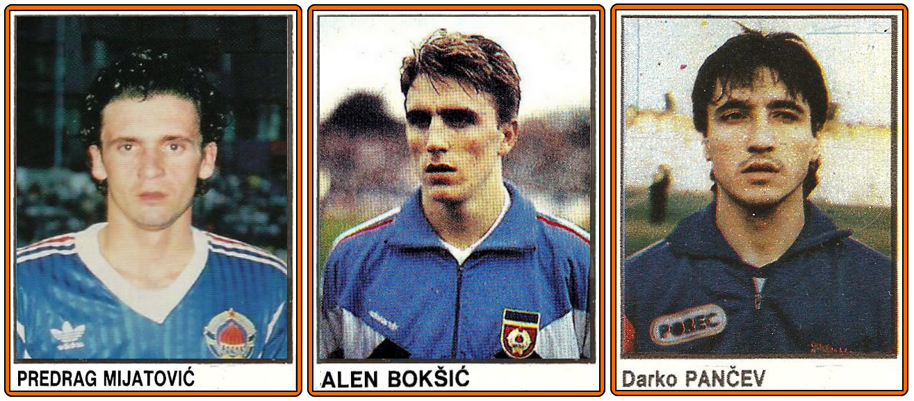 Old School Panini La dernière équipe de Yougoslavie