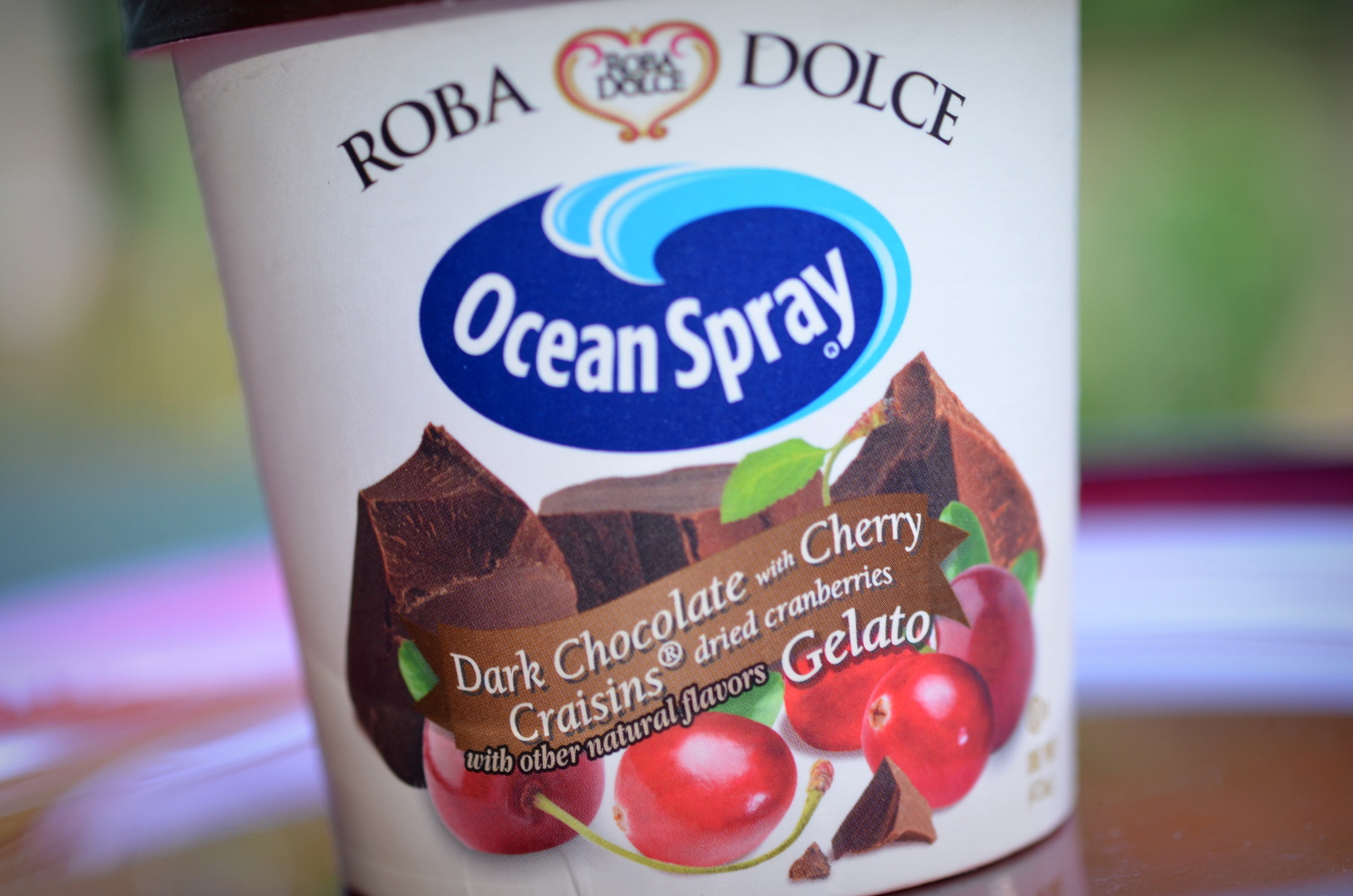 food and ice cream recipes REVIEW Roba Dolce Ocean Spray Dark