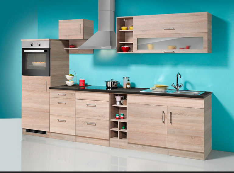 Gebrauchte Küchenzeile Mit Elektrogeräten Und Geschirrspüler Küchenzeile 250 Cm Mit Elektrogeräten