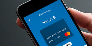 Card payment through a smartphone