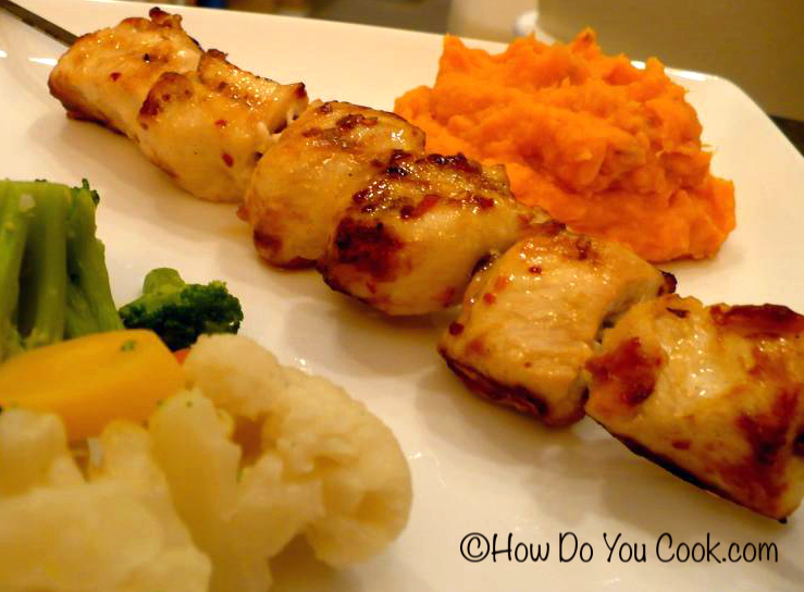 How Do You Red PepperLime Chicken Kabobs