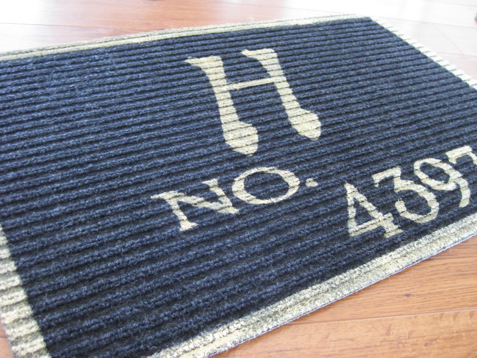 Hems and Haws Monogram Doormat Part 2