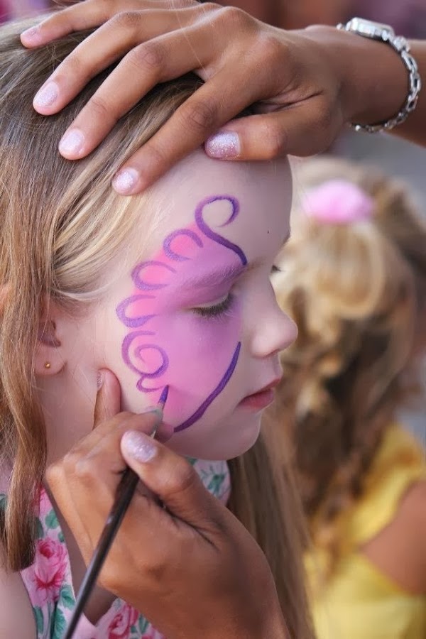 Pintar la cara mariposa