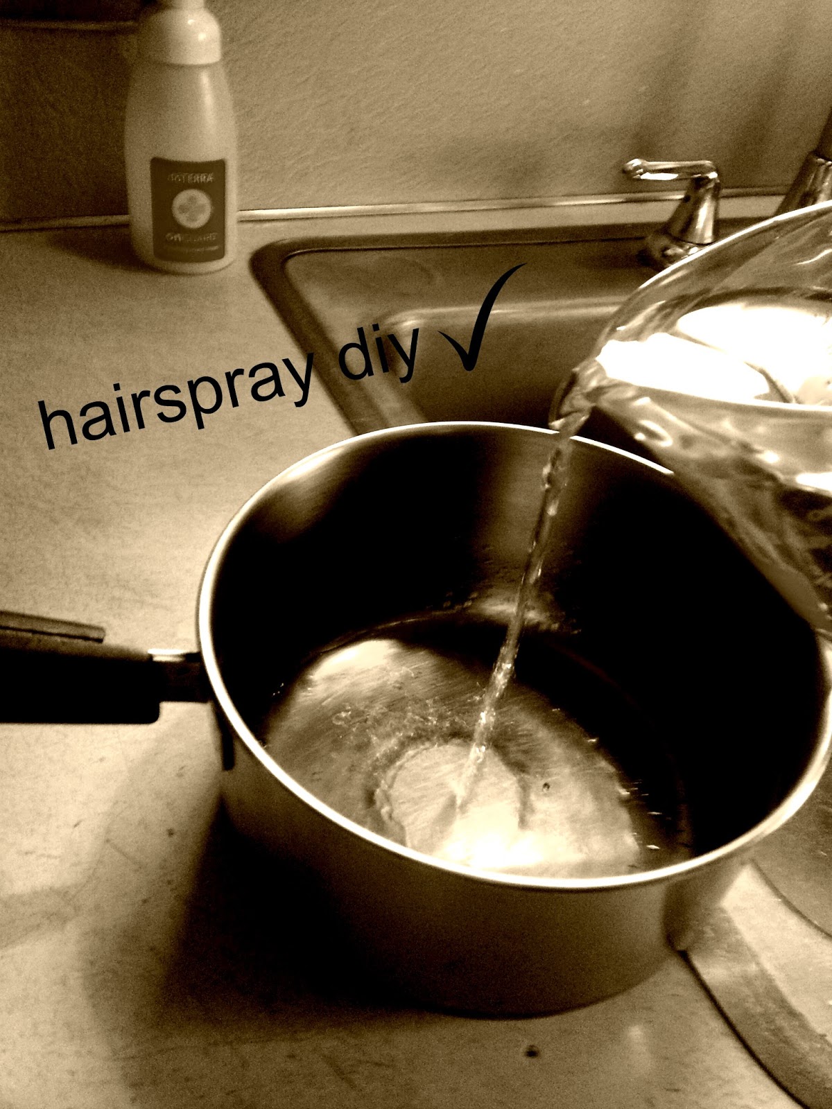 Rainy Night Cottage Homemade Hairspray Removing the Toxins