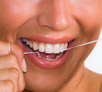 flossing for whiter teeth