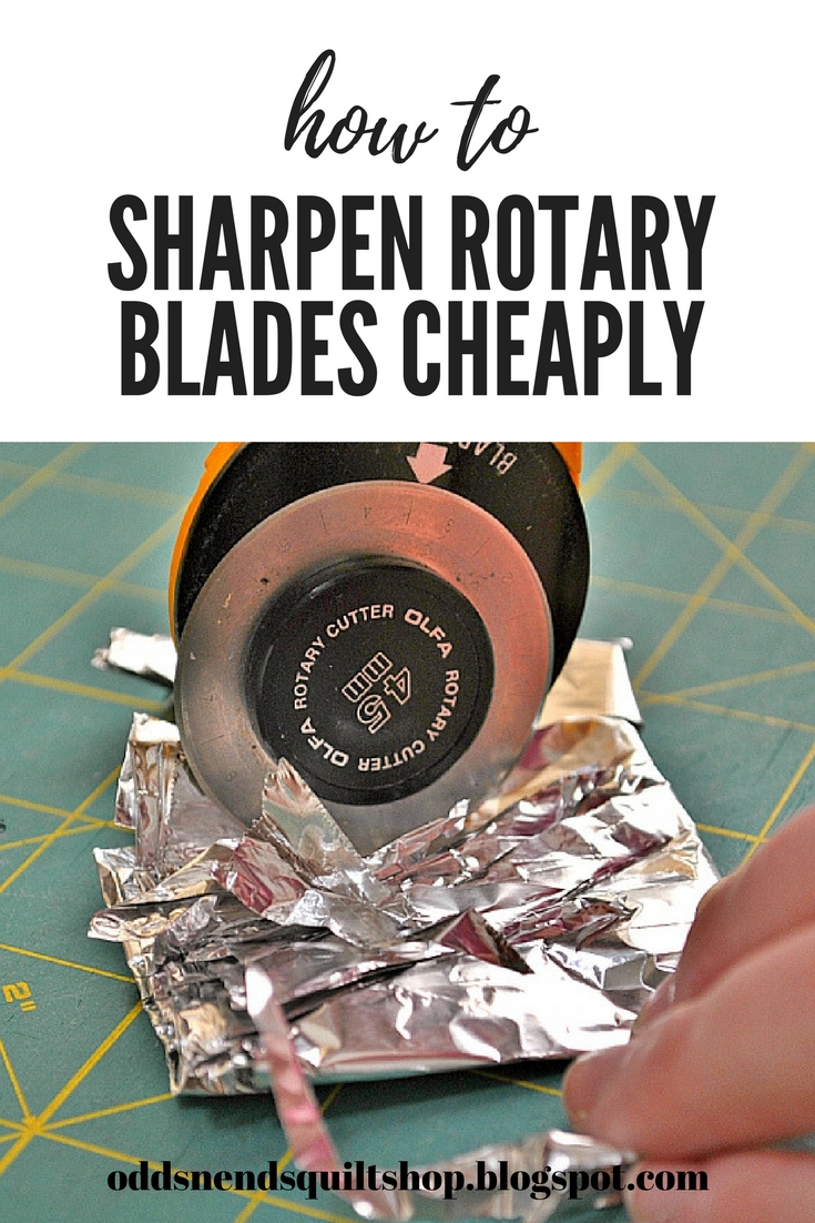 Odds n Ends How To Sharpen Blunt Rotary Blades Cheaply