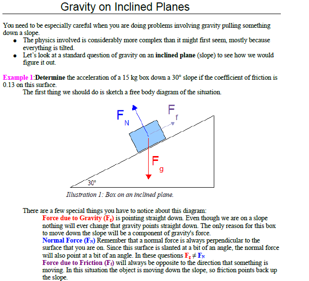 Gravity on inclined plane,Horizontal and vertical circular problems