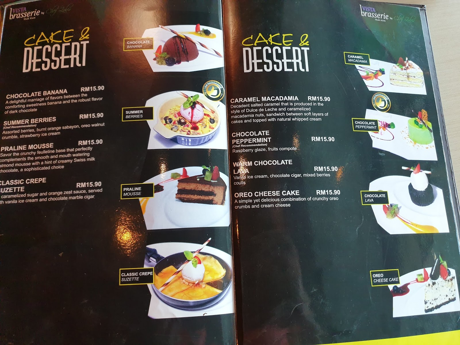 Vista Brasserie By Chef Zubir