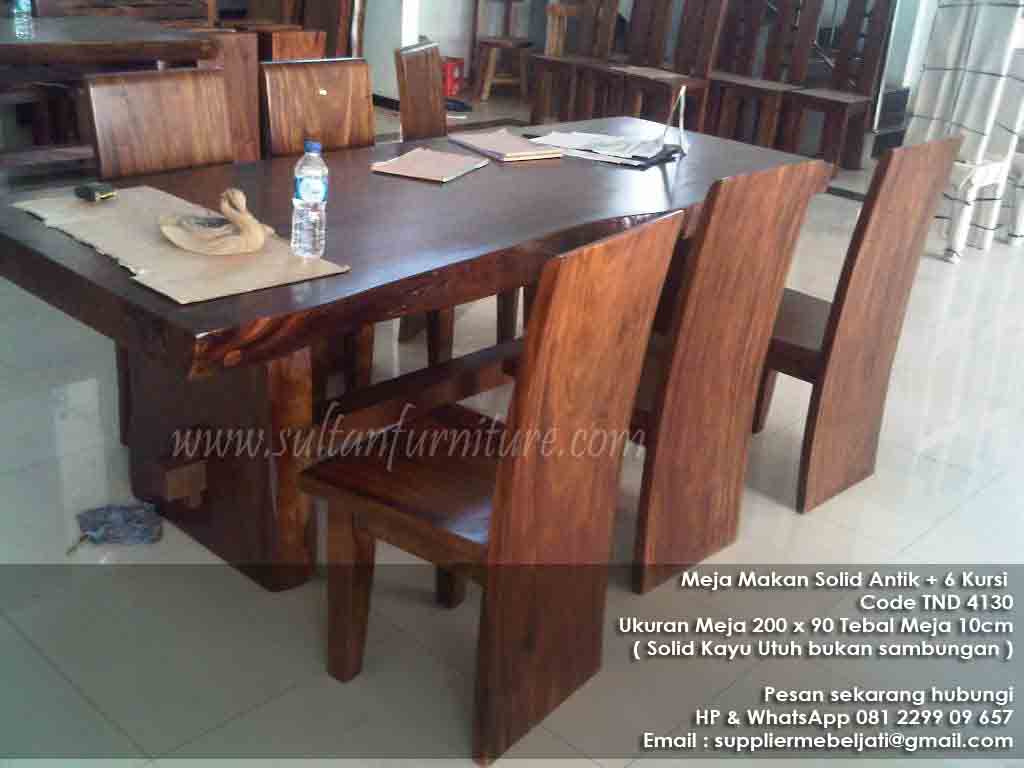 Jual Mebel Antik Meja Makan Solid Kayu Trembesi Set Makan Antik Jual Mebel Antik Meja Makan Solid Kayu Trembesi Set Makan Antik
