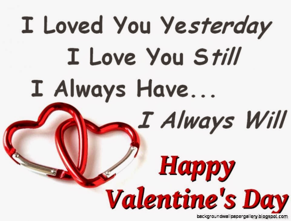 Cute Valentines Days Quotes Wallpaper