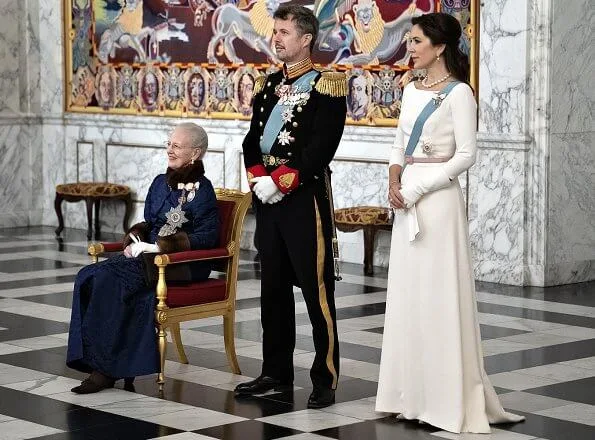 Crown Princess Mary had worn the dress on three other occasions before, including the New Year Diplomatic reception in 2016