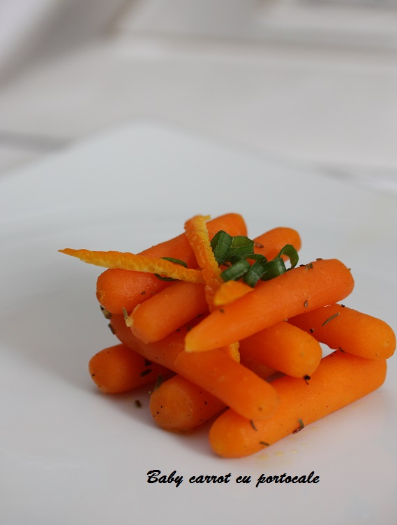 Baby carrot cu portocale