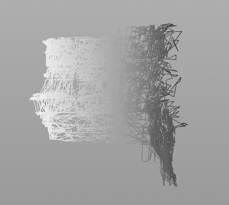 Generative Art | Mat Suarez: Chance Line Sculpture Fragmentation - Porj 01
