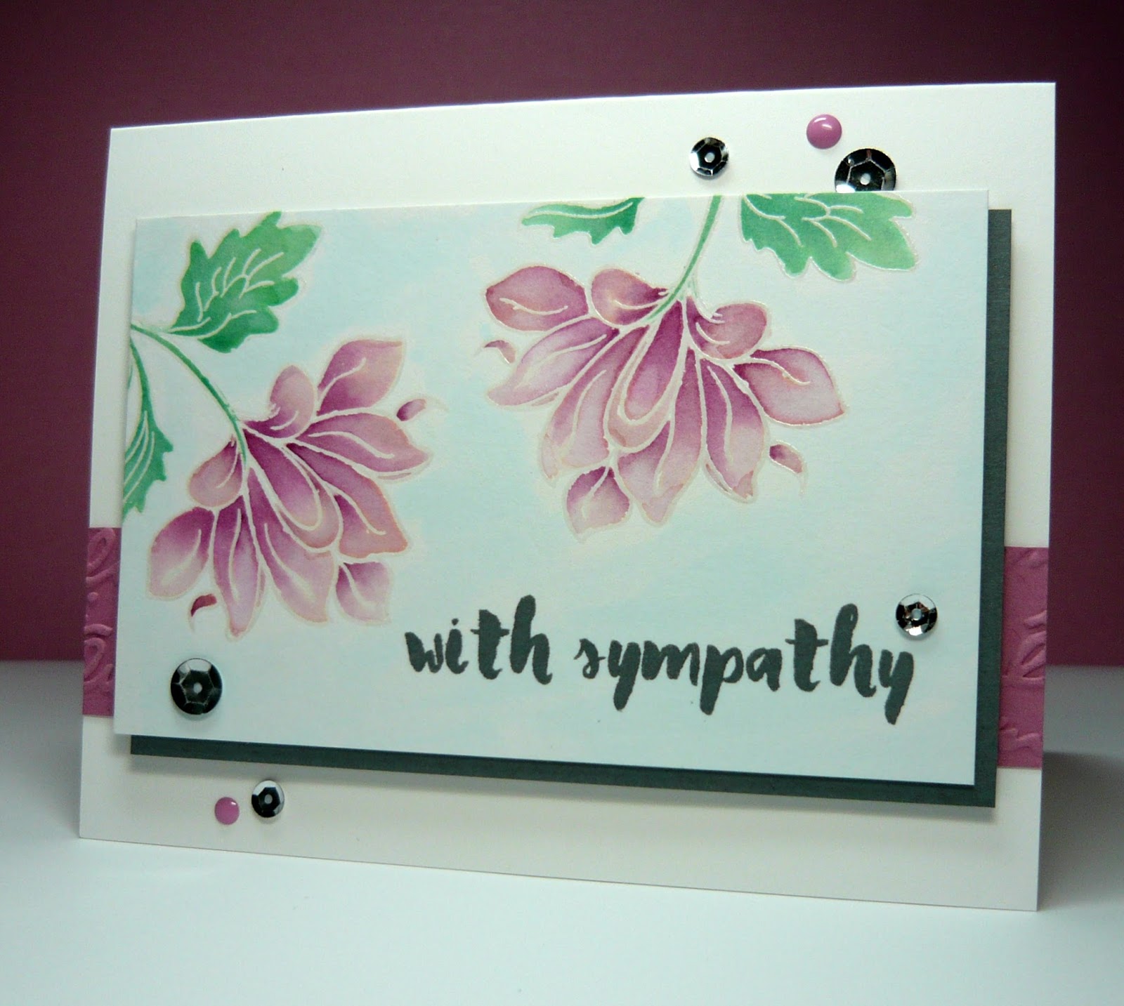 Perry Papercrafts Persian Motifs Sympathy